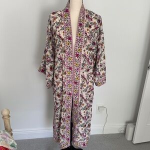 Floral Kimono Robe Max Studio